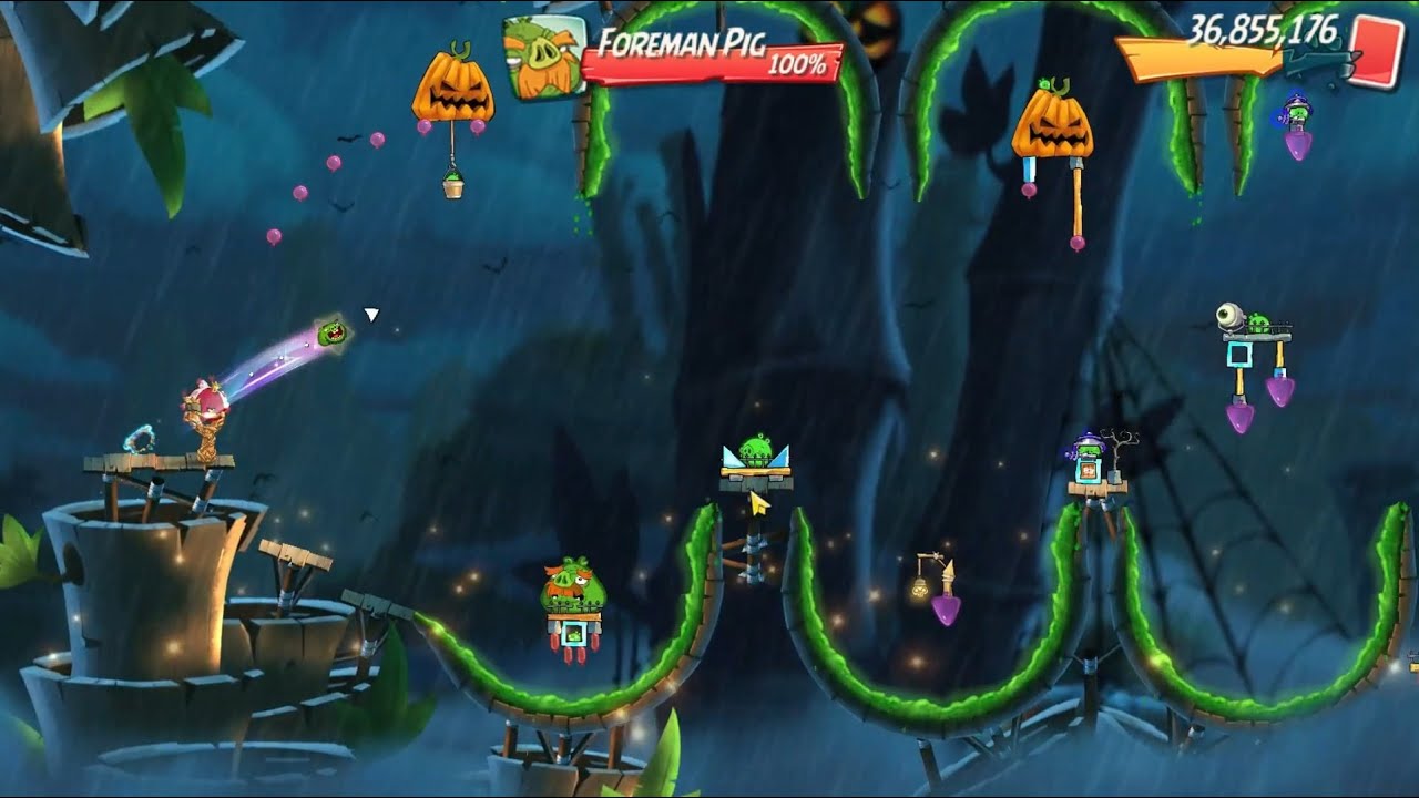 Level 1213 – Beating Pig Boss In Angry Birds 2! | Epic Walkthrough