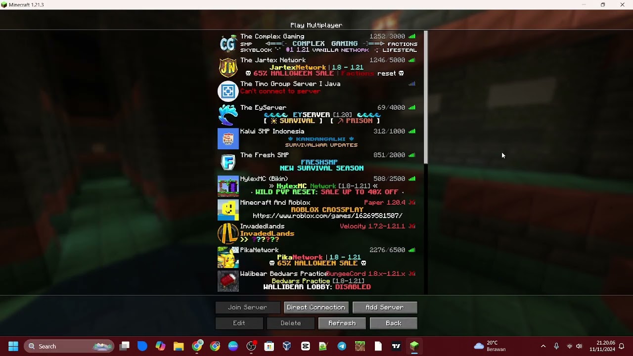 How to join Hypixel In Indonesia