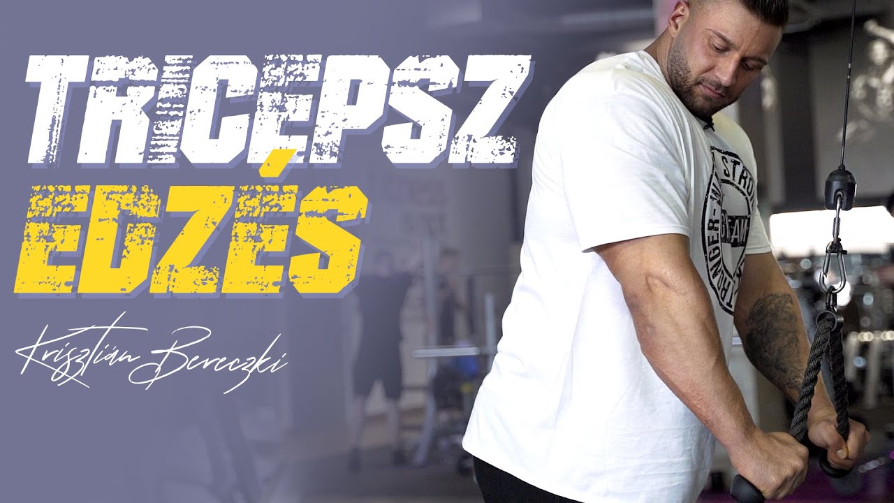 Hatékony tricepsz gyakorlatok 💪 l Bereczki Krisztián l GymBeam