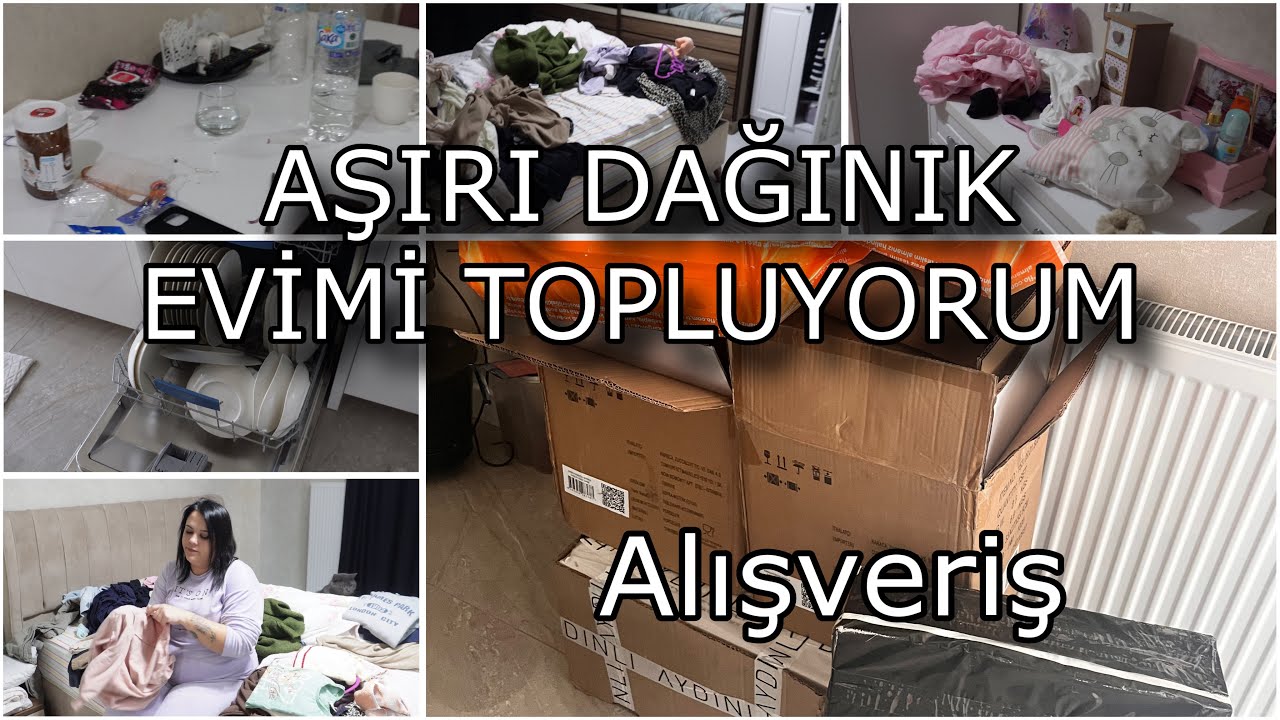 Aşırı dağınık evimi birlikte temizleyelim ‼️| Ev alışverişim | Temizlik vlog