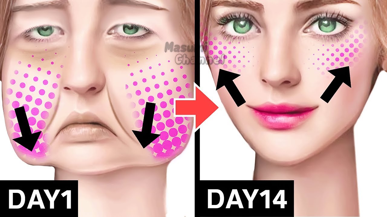 🔥 30 МИНУТ УПРАЖНЕНИЙ ДЛЯ ПОДТЯЖКИ ЛИЦА Для щек, складок смеха (носогубных складок)