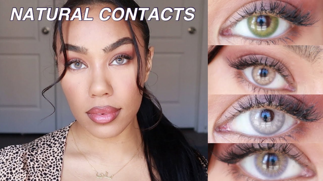 BEST DUPES! Natural Looking Color Contacts for Brown Eyes | JUST4KIRA Review