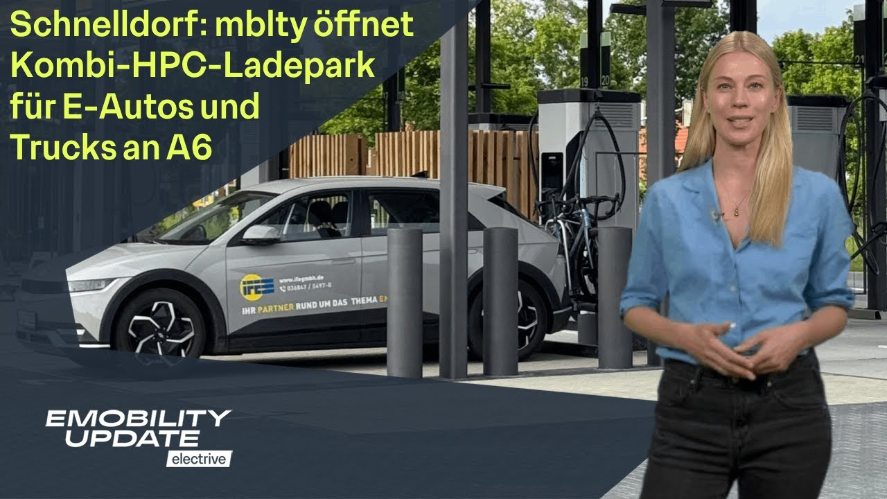 Erster Kombi-Ladepark für E-Autos und E-Trucks von mblty in Schnelldorf – eMobility Update