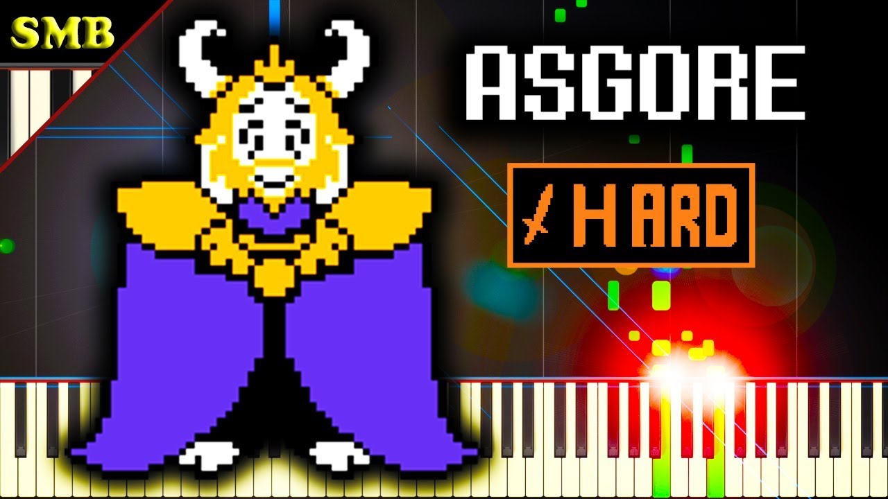UNDERTALE - ASGORE - Piano Tutorial