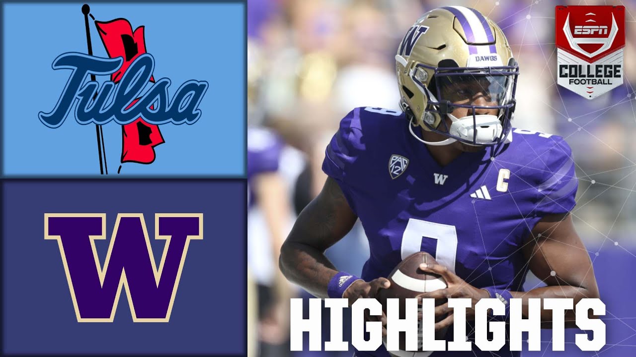 Tulsa Golden Hurricane vs. Washington Huskies | Full Game Highlights