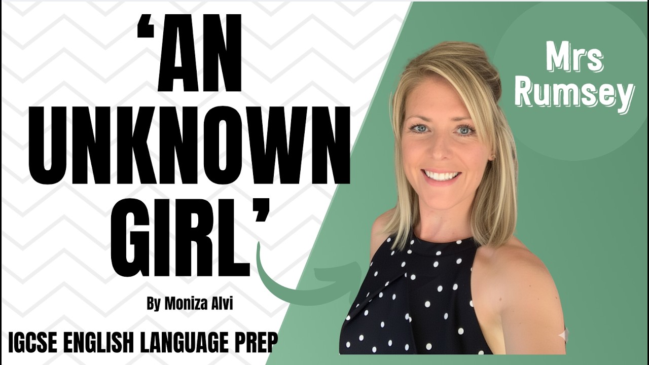 Analysis of 'An Unknown Girl' by Moniza Alvi