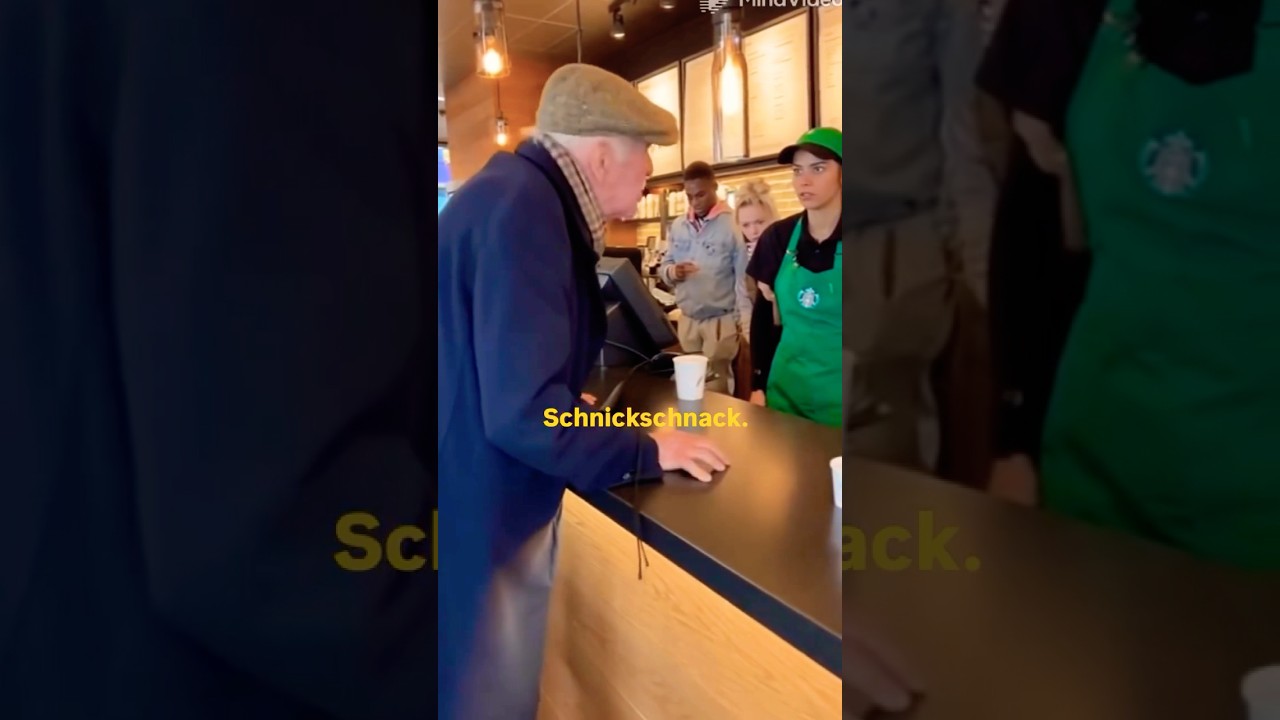 Opa rastet bei Starbucks‘ aus!!
