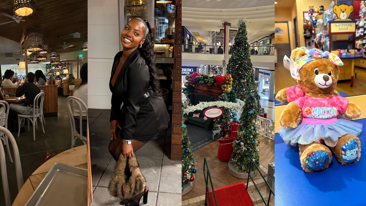 Vlogmas Day 19| Brandy & Monica Tour+ GRWM| Christmas Shopping+ Build a Bear| MORE!!