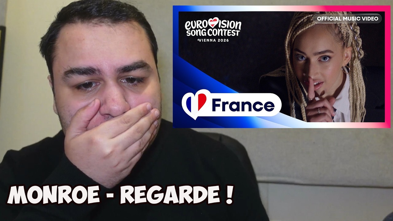 Monroe - Regarde ! | France 🇫🇷 | Official Music Video #Eurovision2026 REACTION