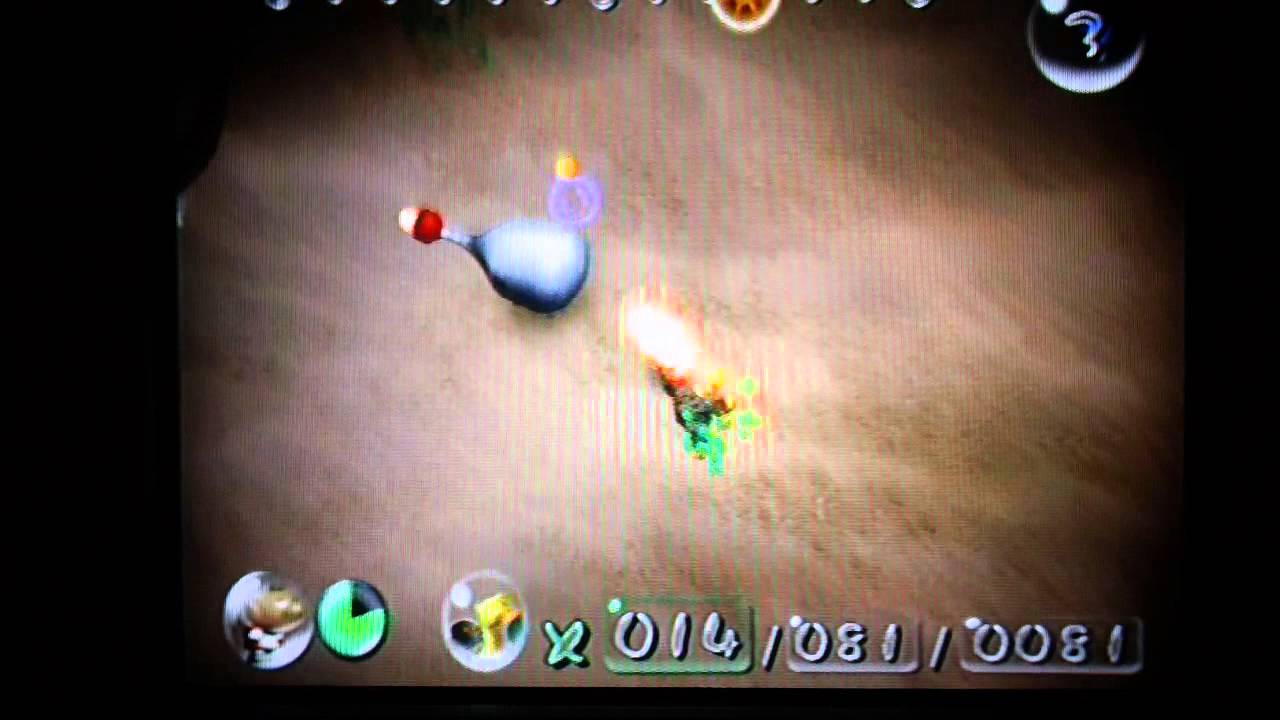 Pikmin - Fiery Blowhog glitch