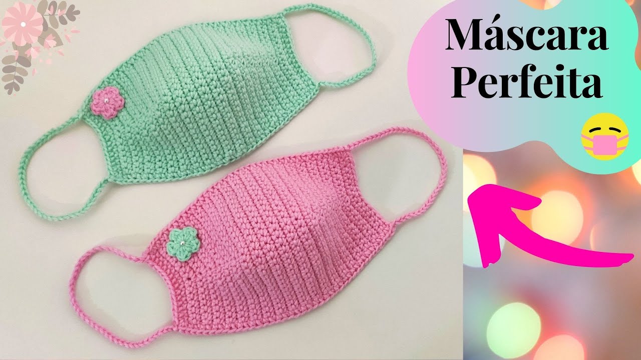 ЛЕГКАЯ МАСКА ДЛЯ ВЯЗАНИЯ КРЮЧКОМ ШАГ ЗА ШАГОМ