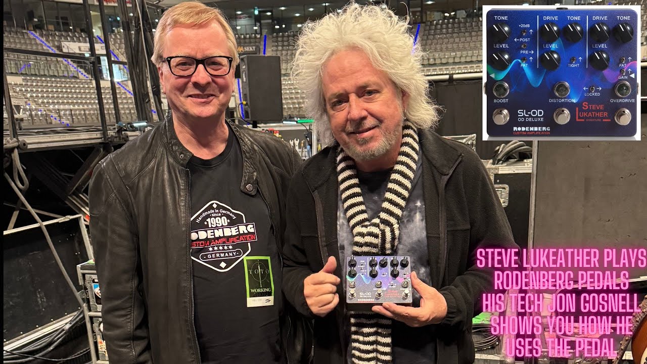 Steve Lukather's main Overdrive - RODENBERG SL-OD Deluxe -  TOTO Dogz of Oz Tour 2025