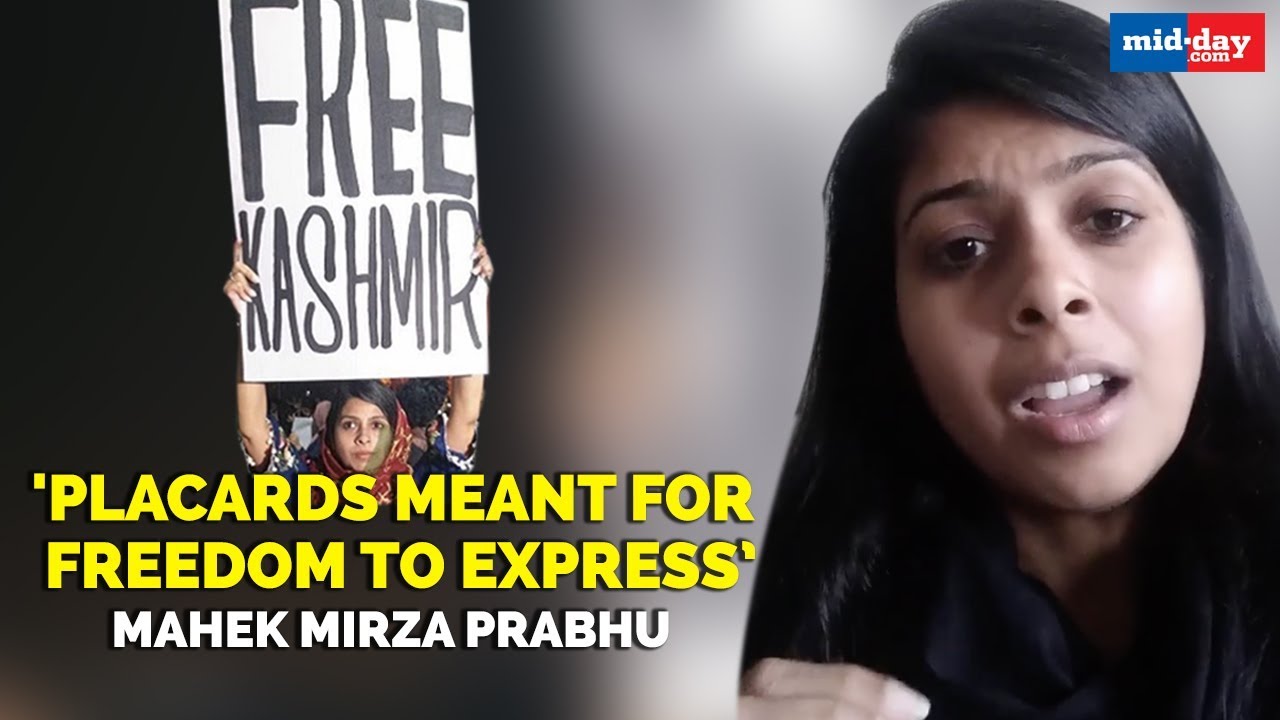 &lsquo;Free Kashmir&rsquo; poster sparks political outrage, Mumbai police promises enquiry