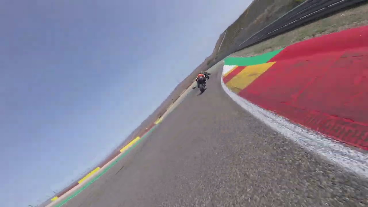 Onboard CBR1000RR | Aragon mit Hafeneger | Coaching Aufnahmen Teil 1