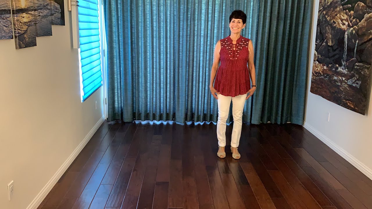 Bonaparte's Retreat line dance demonstration and tutorial by Stephie