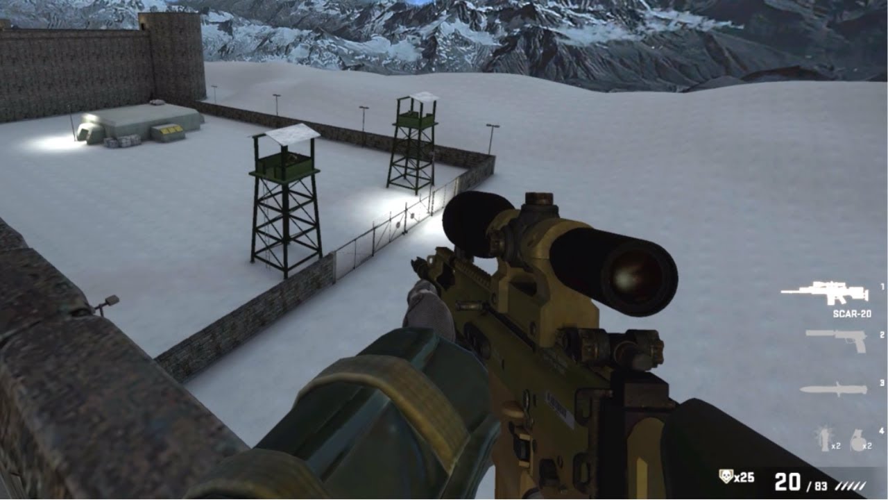Project IGI Remake in CSGO   Mission 12 Eagle's Nest II  Stealth Assault Gameplay