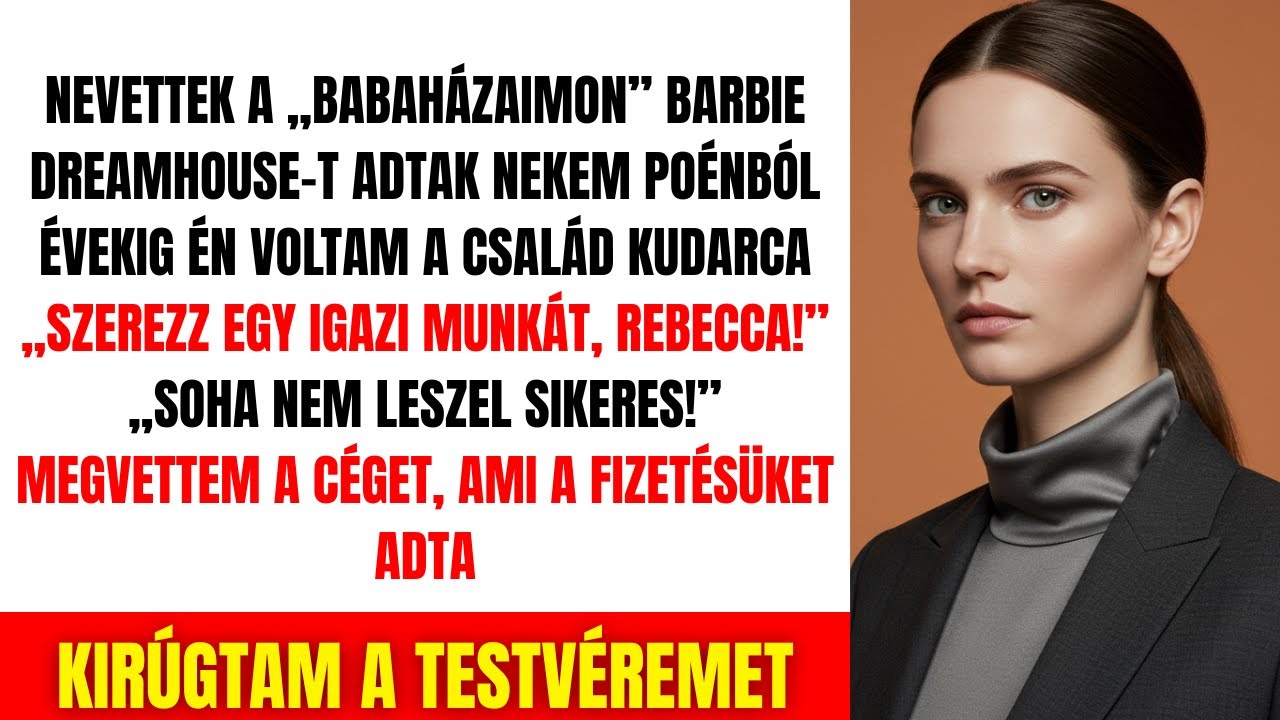 KIGÚNYOLTAK a Pályaválasztásomat... Aztán MEGVETTEM a Céget, Ahol Ők Dolgoztak