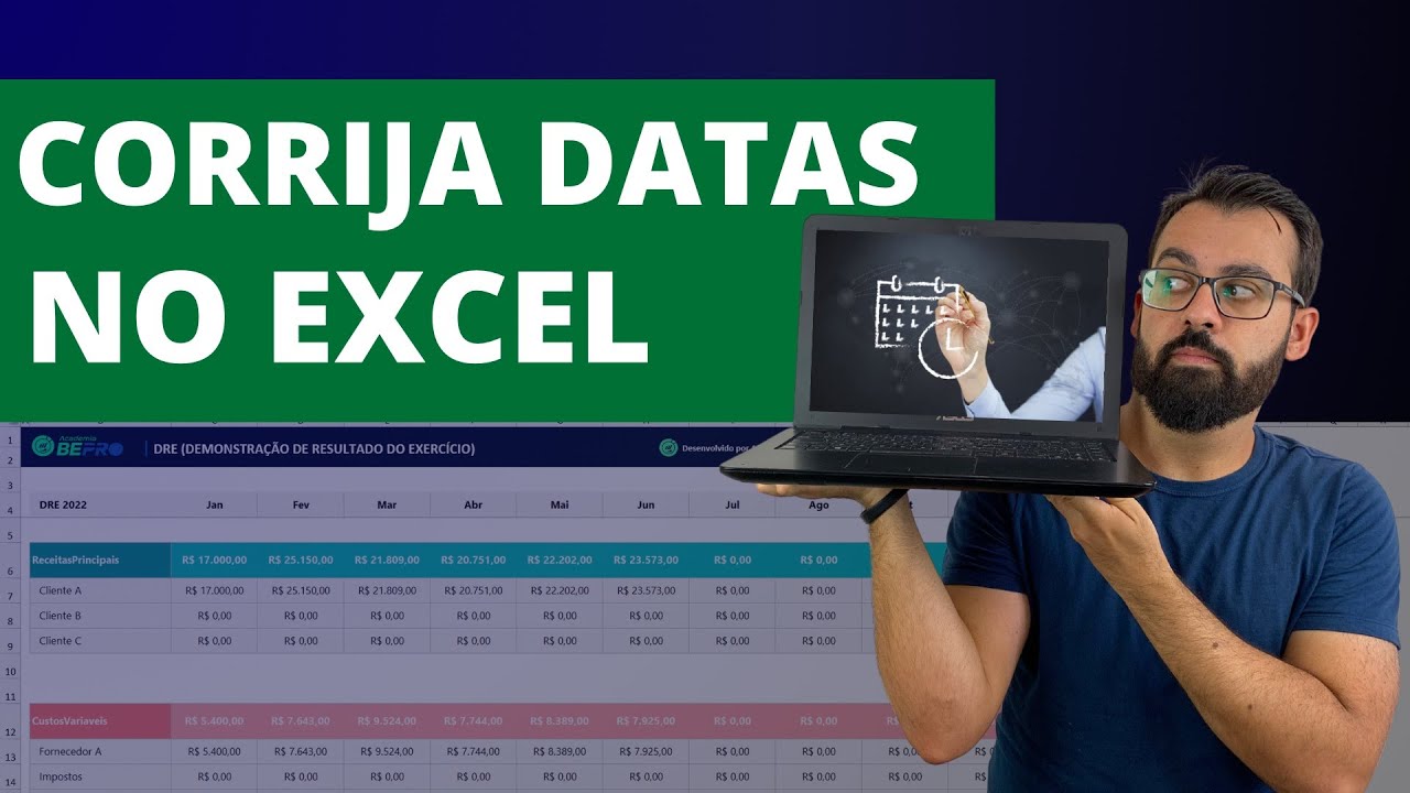 Aprenda a Corrigir Problemas com Datas no Excel: Tutorial Passo a Passo