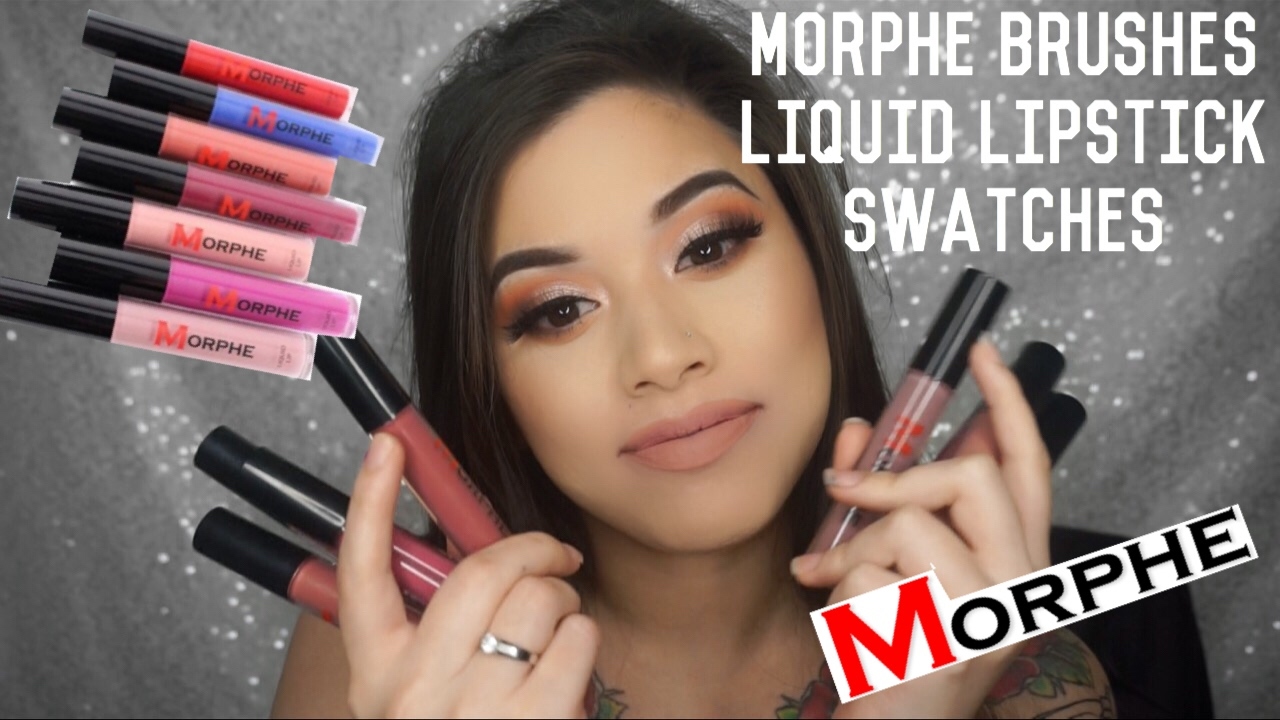 Morphe Liquid Lipstick Swatches | ALL 22 Shades | MAKEUPBYNGOC