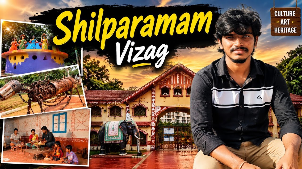 Shilparamam Vizag | శిల్పారామం |Vizag Tourist Places|2024 |Mini water park in vizag| #Vijay'sjourney