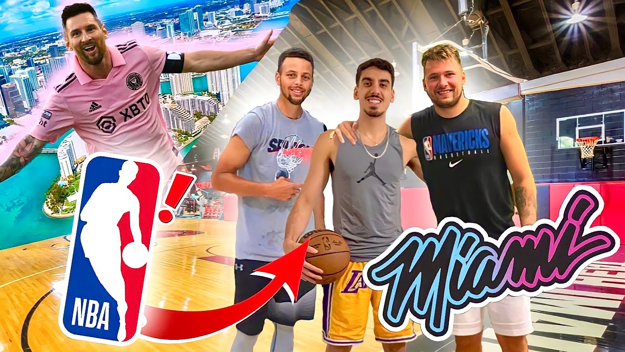 מחנה אימונים במיאמי עם שחקני NBA!! (הלכתי לבית של מסי??)
