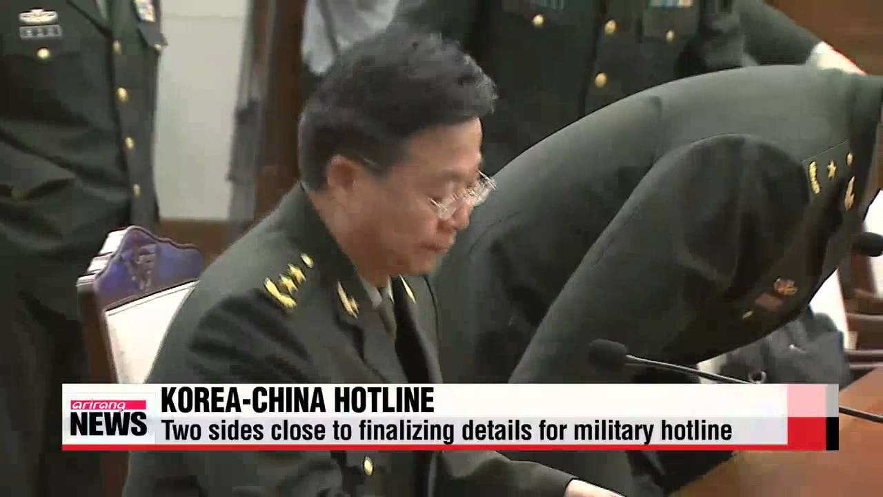 Korea and China to establish military hotline this year