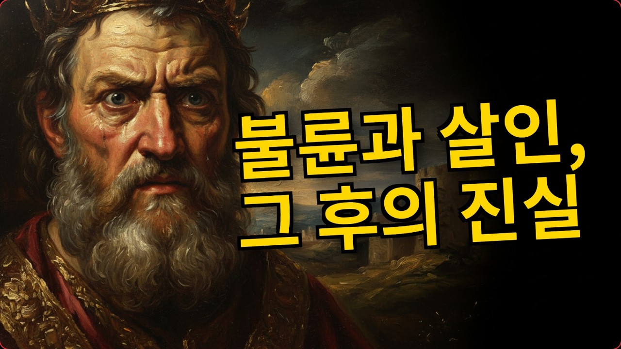 하나님은 왜 간음과 살인을 저지른 다윗을 버리지 않으셨을까요?