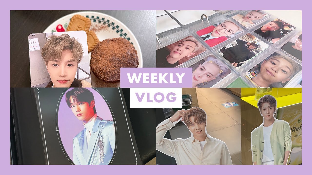 Weekly Vlog ♡ EXO + NCT Goods Haul + Unboxing More NCT Yearbooks + Making Taeil's Chocolate Tart 🐻🍫