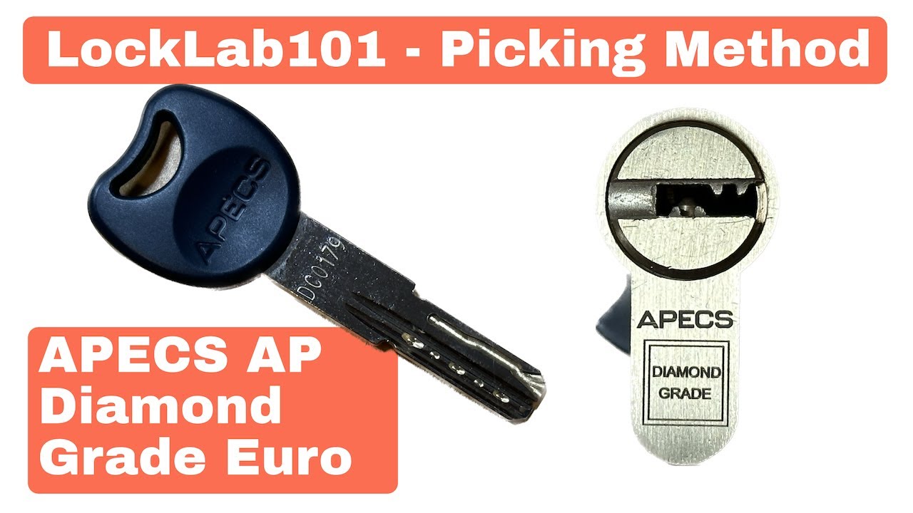 LockLab101 Picking Methods - APECS AP Diamond Grade Euro Cylinder