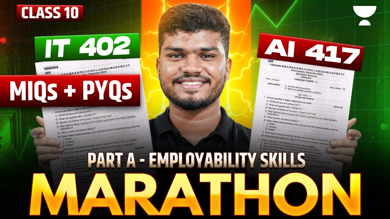 CBSE Class 10 AI & IT | Section A (417 and 402) Complete Marathon | Most Important MIQs an PYQs