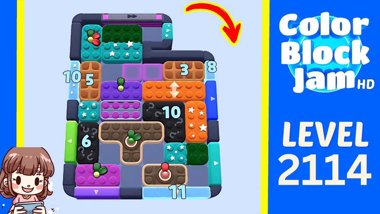 Color Block Jam Level 1241 (2114) Solution Walkthrough