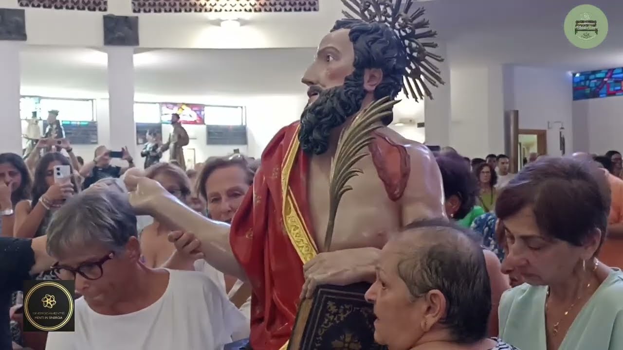 Pellare (SA), 16 agosto 2024: intronizzazione della statua di San Bartolomeo Apostolo