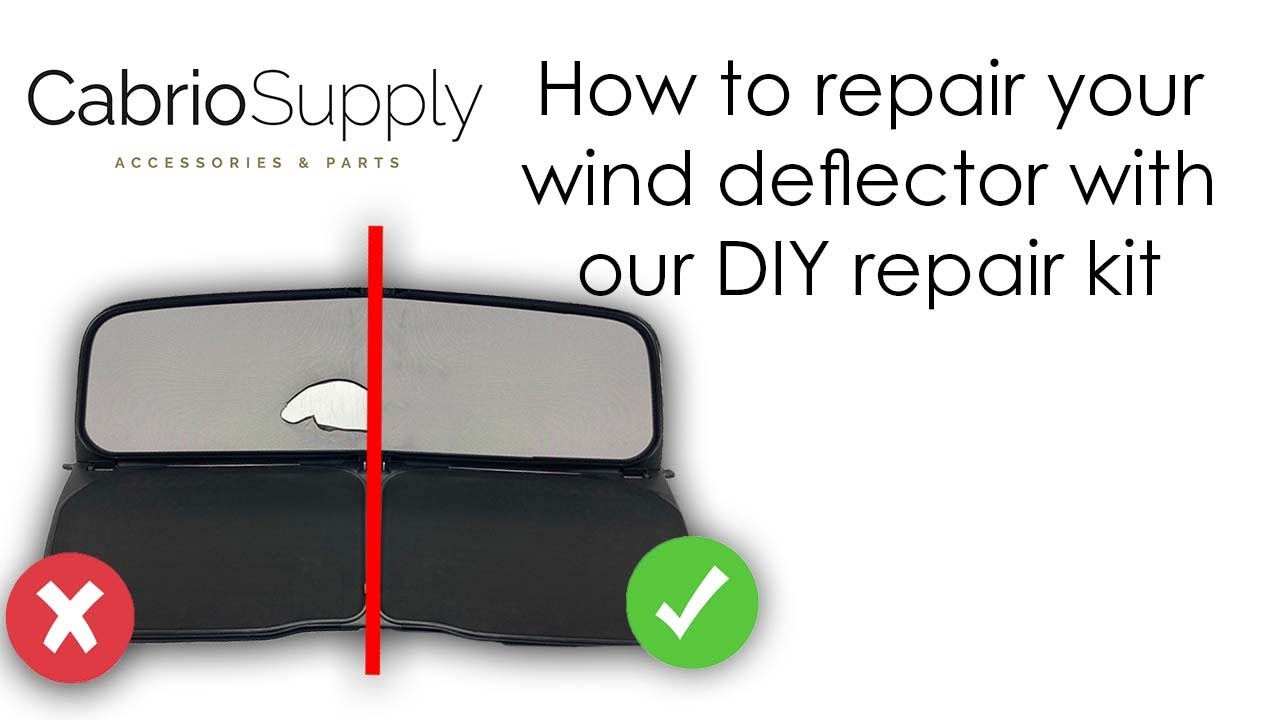 DIY Convertible Wind Deflector Repair Kit