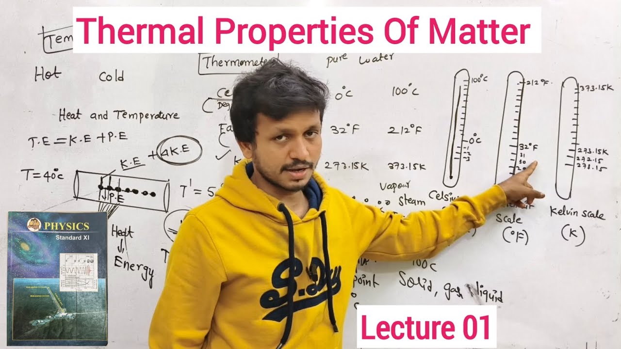 |Thermal Properties Of Matter| Class 11| Physics| Chapter 07| Heat & Temperature| Maharashtra Board|
