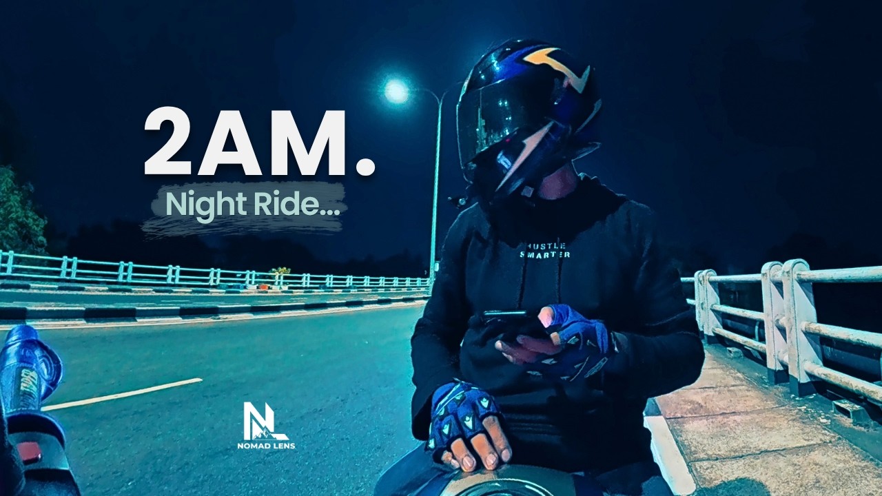 12 AM City Ride With Tron Legacy Vibes | Yamaha FZ V2