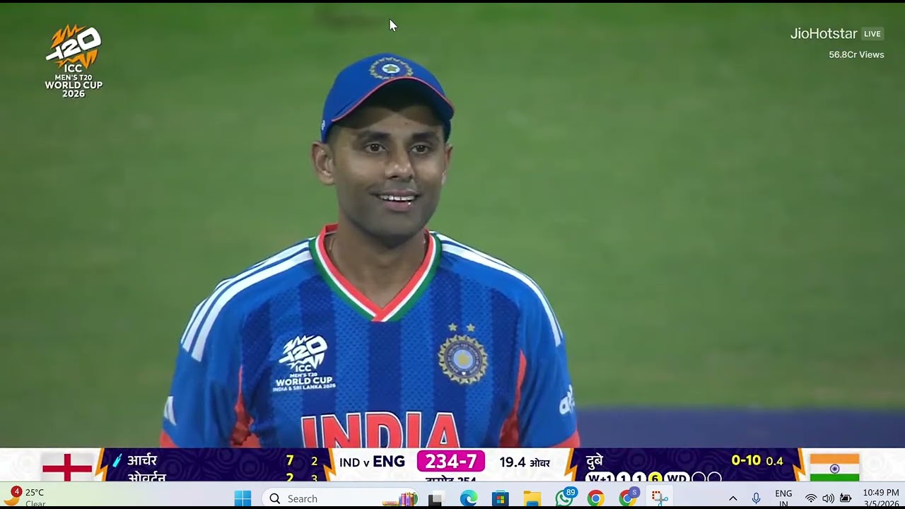semi final ka last over..