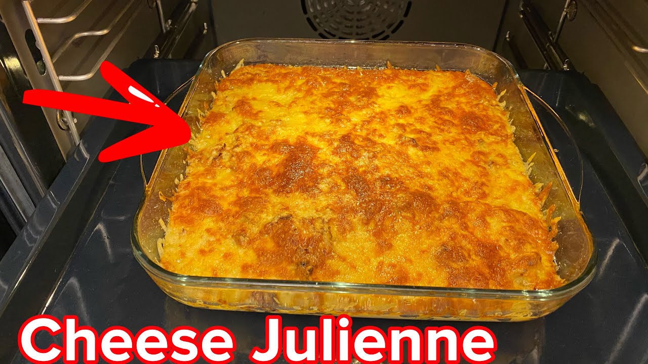 Easy Cheesy Chicken & Mushroom Julienne | Creamy Homemade Recipe