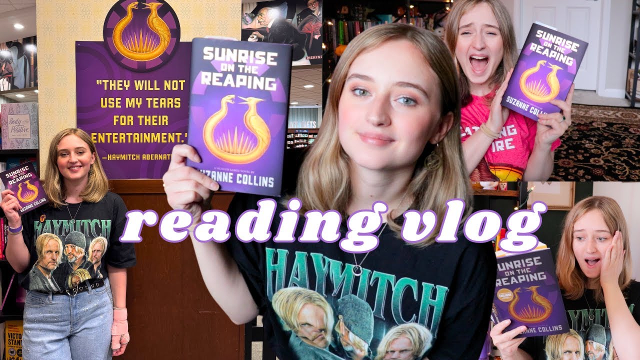 SUNRISE ON THE REAPING READING VLOG (spoilers!!)