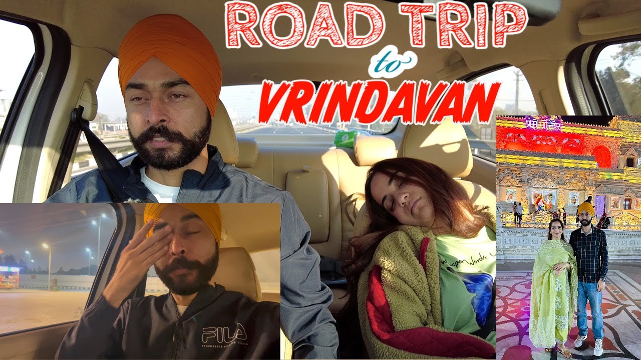 Chandigarh To Mathura-Vrindavan | Prem Mandir, Iskcon Temple | Day 1 of Agra Trip