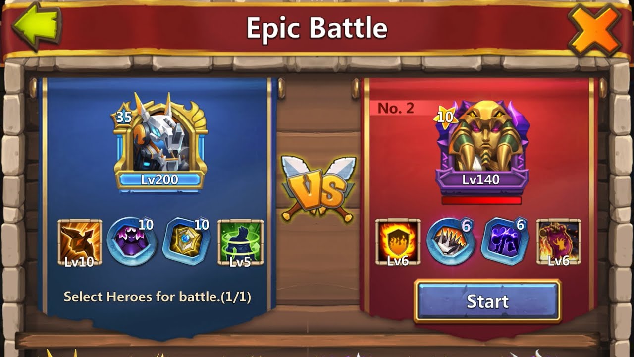 Castle Clash Underworld Judge Epic Battle!!