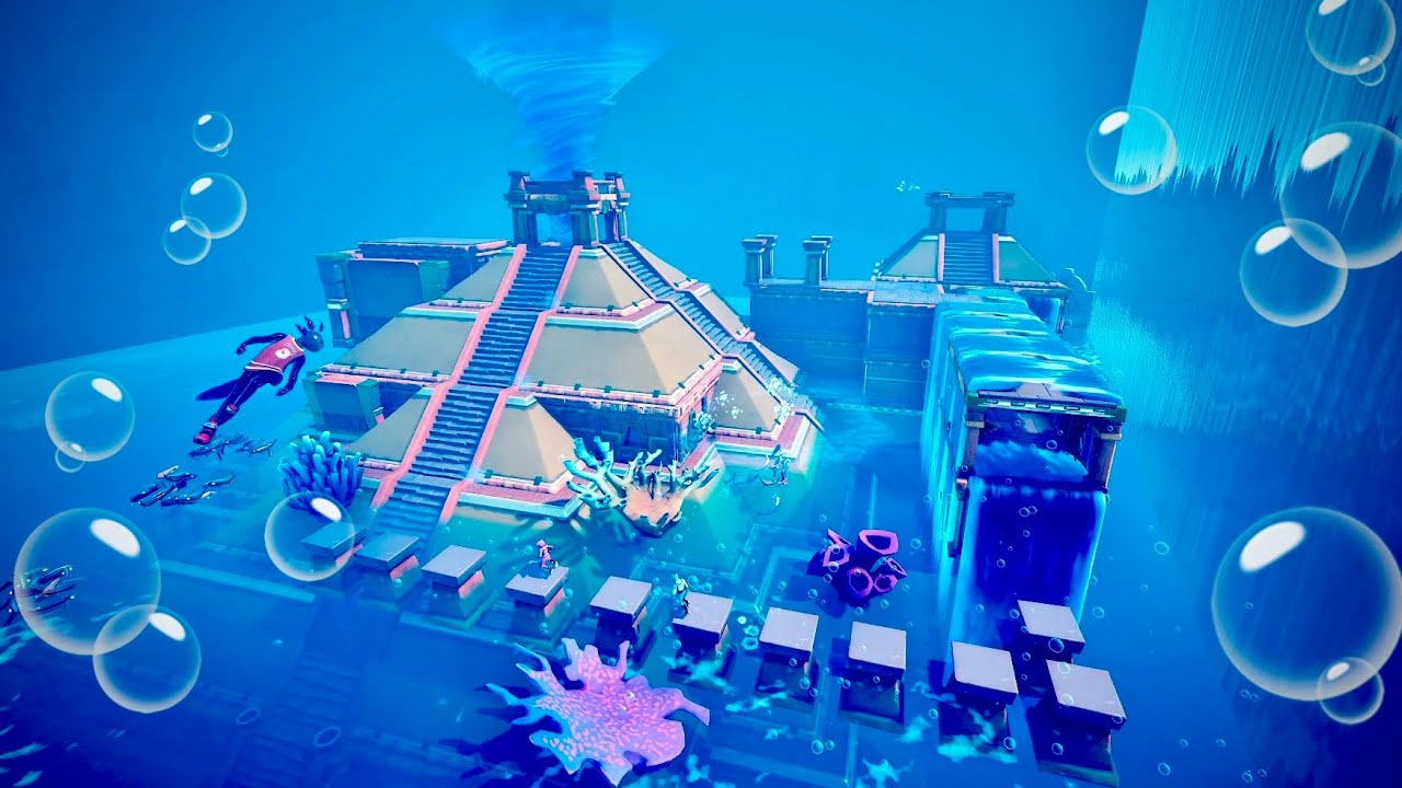 LLEGAMOS AL GRAN TEMPLO SUBMARINO en FORTNITE 😱 Aquí no hay quien viva Fortnite 109