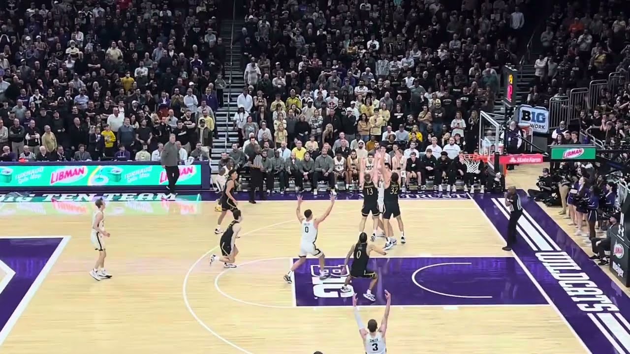 Northwestern takes down #1 Purdue @ Welsh-Ryan Arena, AGAIN!!