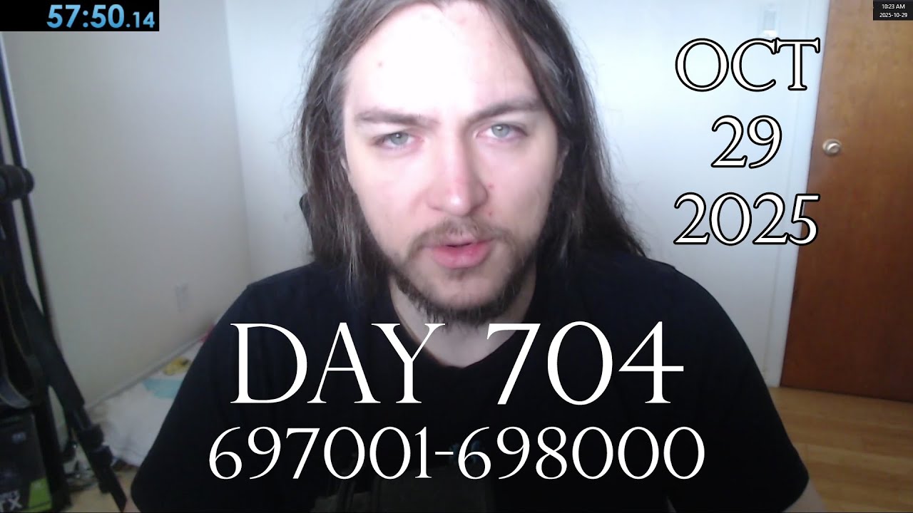 Counting And Writing Numbers (Day 704) (697001-698000)
