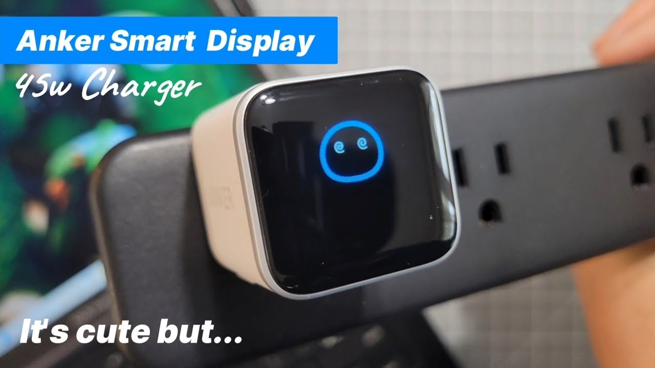 No iPhone Now What? Anker Nano Charger (45W, Smart Display, 180° Foldable)