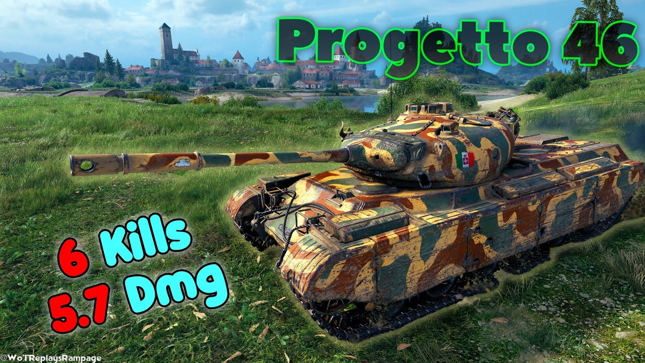 Progetto M35 mod 46 - 6 Frags 5.7K Damage by player K_K_Rokossovsky