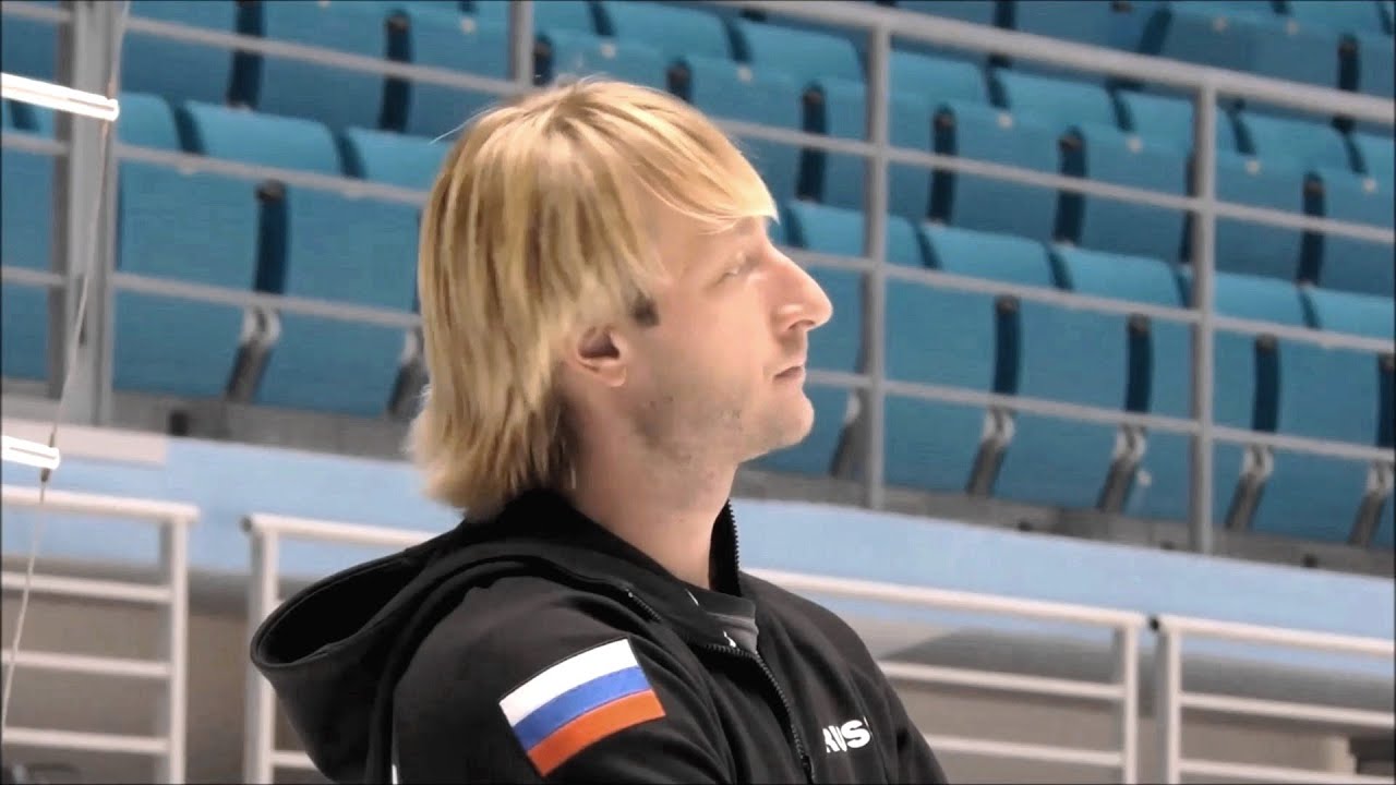 Красота на разминке. Евгений Плющенко с учениками, Астана, 2017