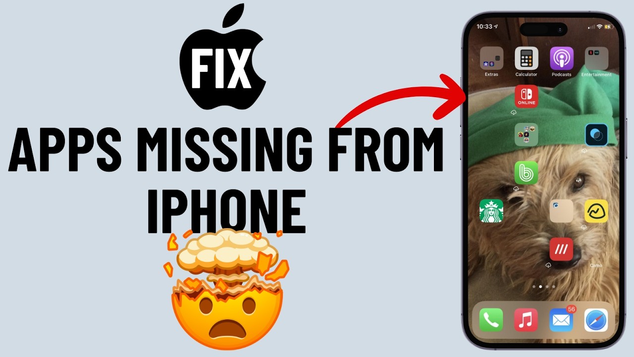How to Fix Apps Disappeared From iPhone Home Screen | Get Back Missing Apps on iPhone