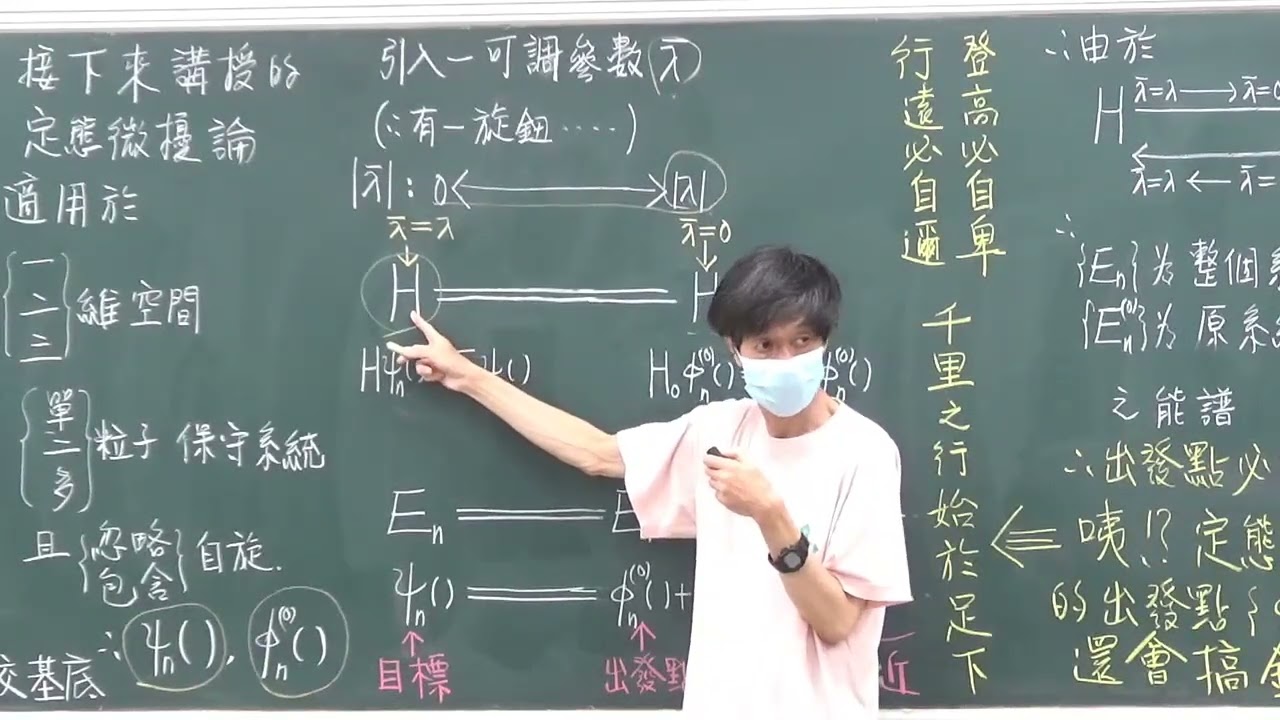 中興大學物理系 新量子物理(二)13-1定態微擾論概說