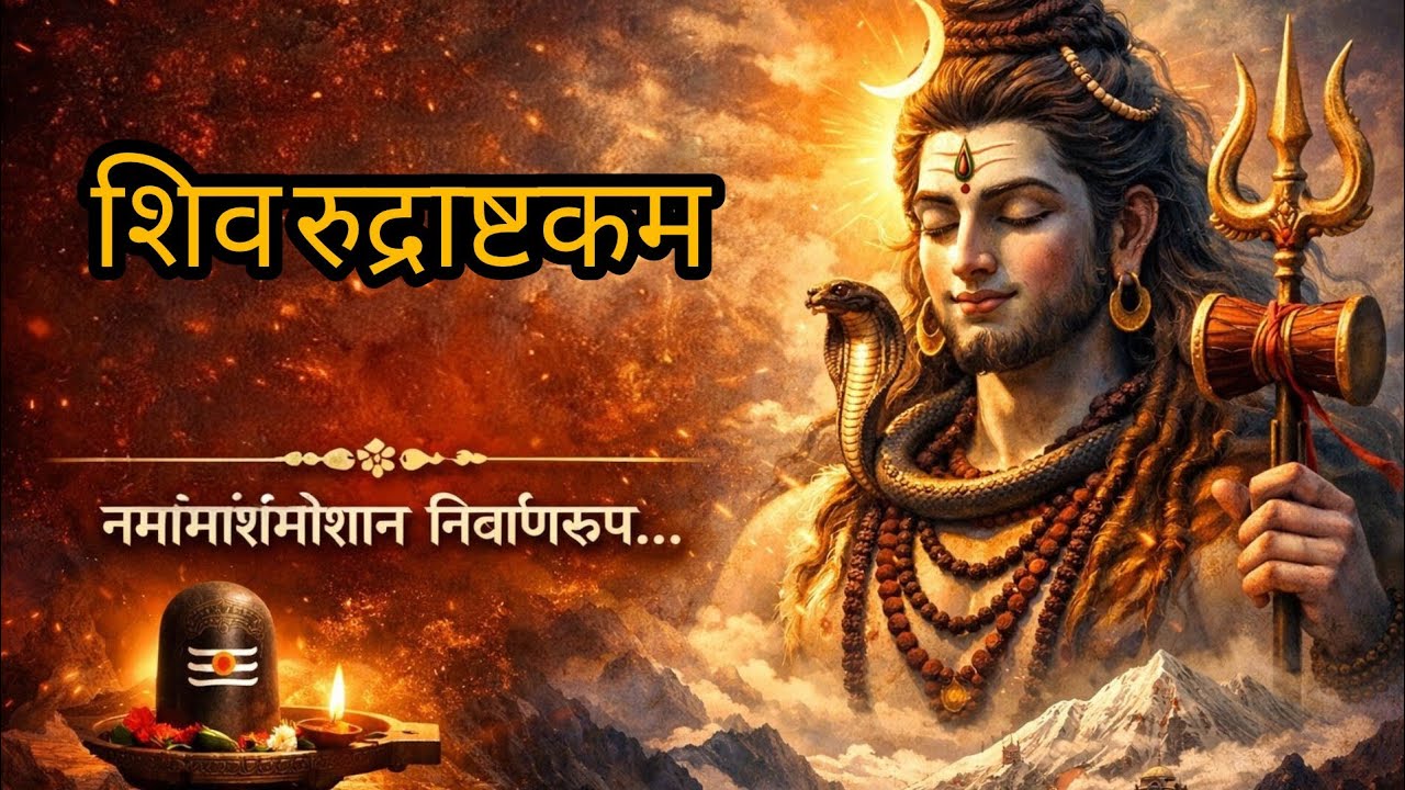 Namami shameeshan nirvan Rupam नमामिशमीशान निर्वाण रूपम Shiv Stuti. Shiv aradhana