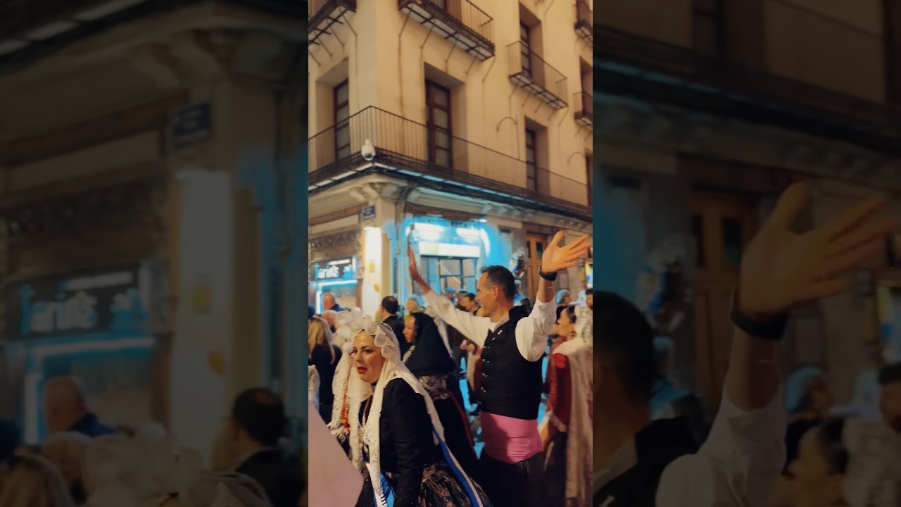 Most Impressive Celebration in Europe 💃🏼Las Fallas Valencia at Night